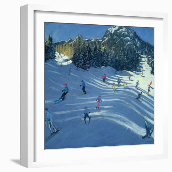 Two Ski-Slopes, 2004-Andrew Macara-Framed Giclee Print