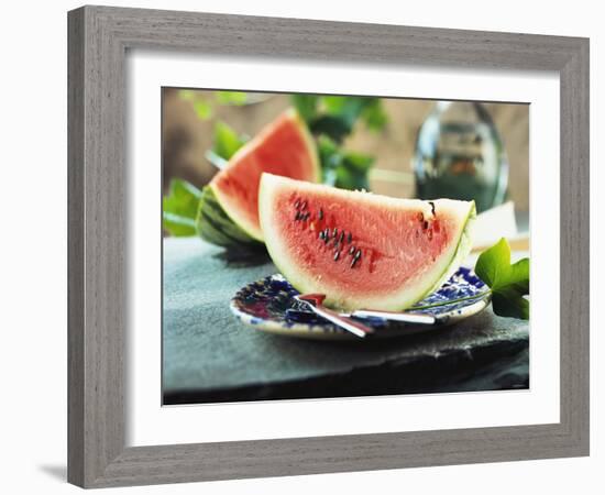 Two Slices of Watermelon-Bodo A^ Schieren-Framed Photographic Print