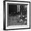 Two Small Children Watching Circus Performer Practicing on Tightrope, Her Legs Only Visible-Nina Leen-Framed Photographic Print