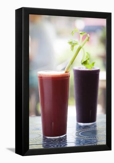 Two Smoothies-Shea Evans-Framed Premier Image Canvas