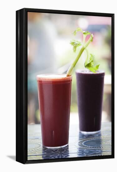 Two Smoothies-Shea Evans-Framed Premier Image Canvas