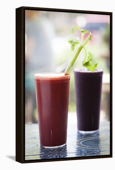 Two Smoothies-Shea Evans-Framed Premier Image Canvas