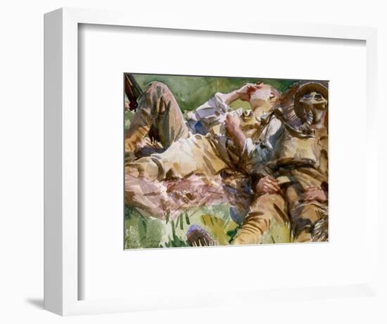 Two Soldiers at Arras, 1917-John Singer Sargent-Framed Premium Giclee Print