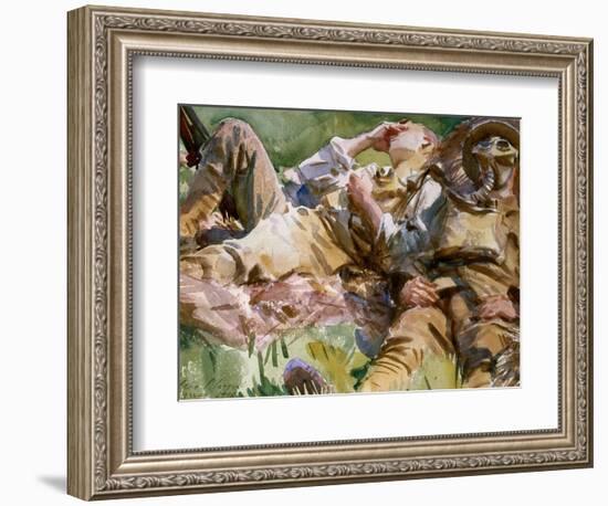 Two Soldiers at Arras, 1917-John Singer Sargent-Framed Premium Giclee Print