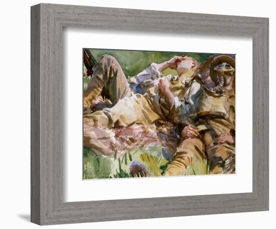 Two Soldiers at Arras, 1917-John Singer Sargent-Framed Giclee Print