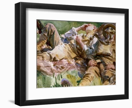 Two Soldiers at Arras, 1917-John Singer Sargent-Framed Giclee Print