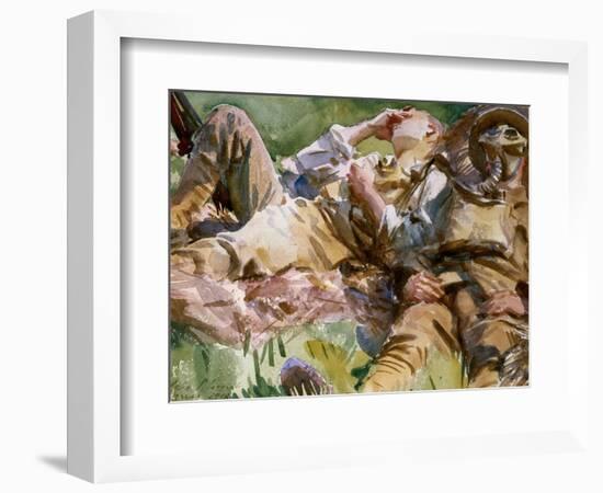 Two Soldiers at Arras, 1917-John Singer Sargent-Framed Giclee Print