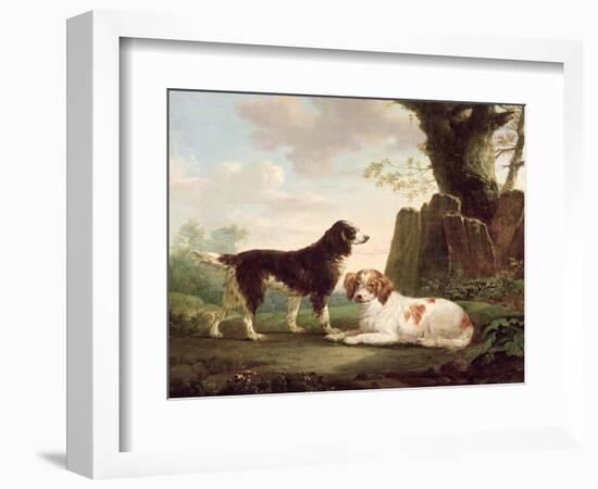 Two Spaniels in a Landscape-Charles Towne-Framed Giclee Print