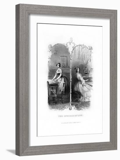 Two Spheres of Life, 1872-C Burt-Framed Giclee Print