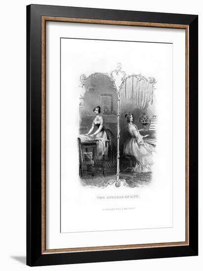 Two Spheres of Life, 1872-C Burt-Framed Giclee Print