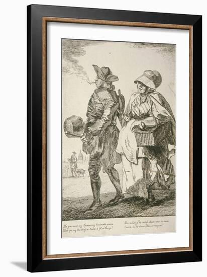 Two Spoon Sellers, Cries of London, 1760-Paul Sandby-Framed Giclee Print