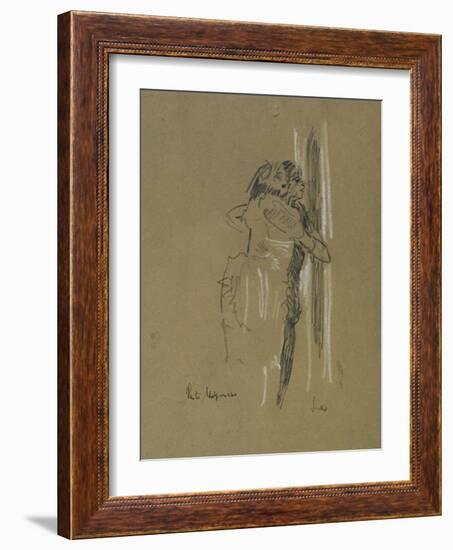 Two Standing Figures, C.1907-Walter Richard Sickert-Framed Giclee Print