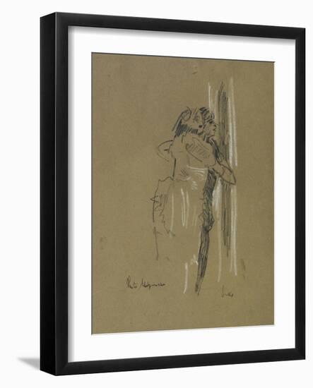 Two Standing Figures, C.1907-Walter Richard Sickert-Framed Giclee Print