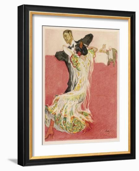 Two-Step Dance-Paul Rieth-Framed Art Print