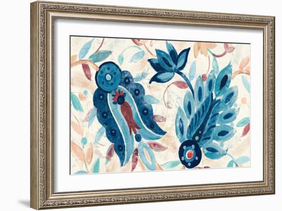 Two Step Indigo-Albena Hristova-Framed Art Print