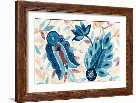 Two Step Indigo-Albena Hristova-Framed Art Print