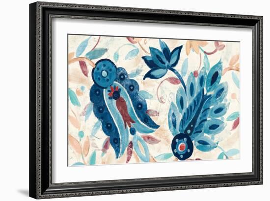 Two Step Indigo-Albena Hristova-Framed Art Print