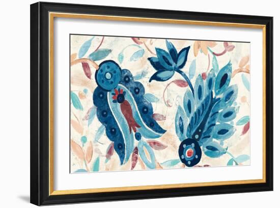 Two Step Indigo-Albena Hristova-Framed Art Print