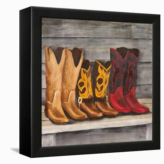 Two Step-Josefina-Framed Stretched Canvas