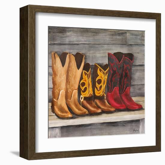 Two Step-Josefina-Framed Art Print