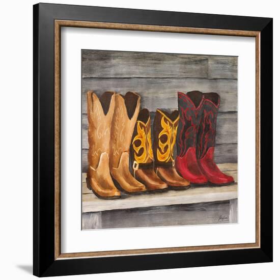 Two Step-Josefina-Framed Art Print