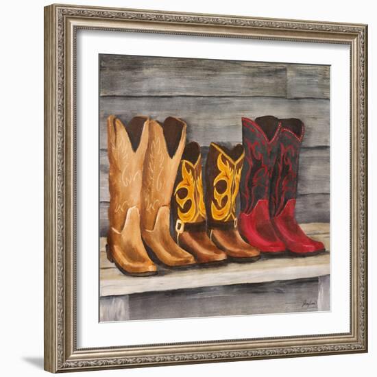 Two Step-Josefina-Framed Art Print