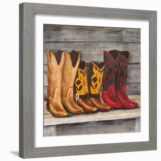 Two Step-Josefina-Framed Art Print