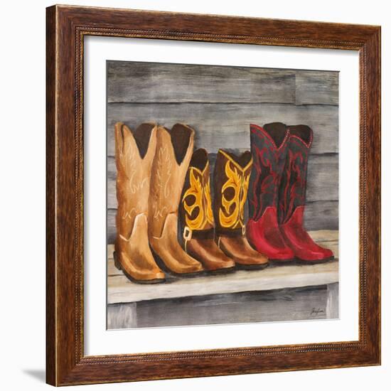 Two Step-Josefina-Framed Art Print