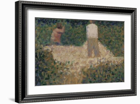 Two Stonebreakers, C.1881-Georges Seurat-Framed Giclee Print
