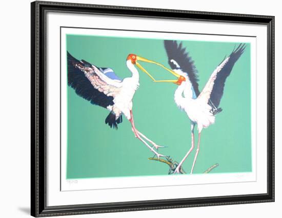 Two Storks-Fran Bull-Framed Limited Edition