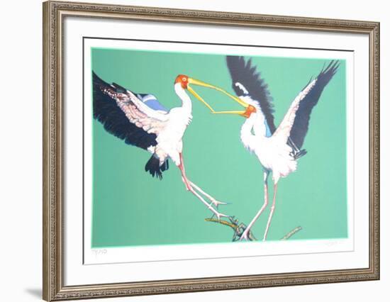 Two Storks-Fran Bull-Framed Limited Edition
