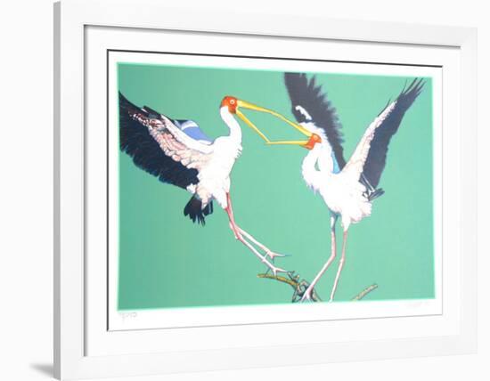 Two Storks-Fran Bull-Framed Limited Edition