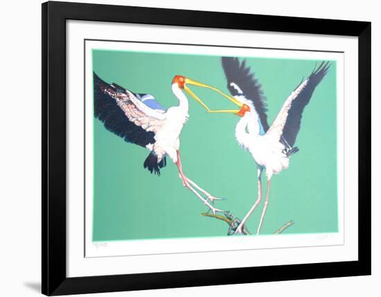 Two Storks-Fran Bull-Framed Limited Edition