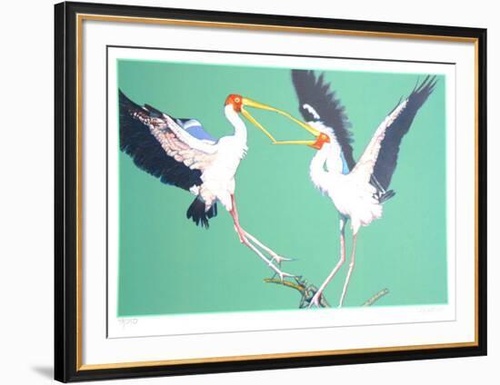 Two Storks-Fran Bull-Framed Limited Edition