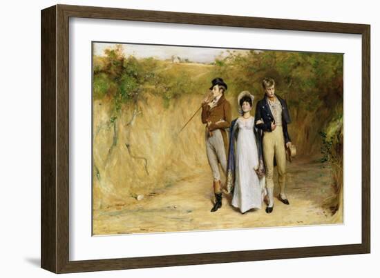 Two Strings to Her Bow, 1887-John Pettie-Framed Giclee Print