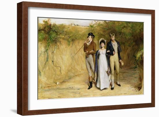 Two Strings to Her Bow, 1887-John Pettie-Framed Giclee Print