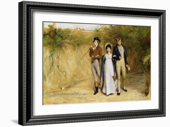 Two Strings to Her Bow, 1887-John Pettie-Framed Giclee Print