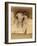 Two students in Grecian Costume before a plaster cast of the three fates from the Elgin Marbles-Thomas Cowperthwait Eakins-Framed Photographic Print