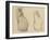 Two Studies of a Cat-Theophile Alexandre Steinlen-Framed Giclee Print