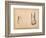 Two Studies of a Foot in Foreshortening-Agostino Carracci-Framed Giclee Print