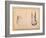 Two Studies of a Foot in Foreshortening-Agostino Carracci-Framed Giclee Print