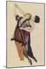 Two Stylishly Dressed Ladies Dance the Tango Stylishly Together-Ernst Ludwig Kirchner-Mounted Art Print