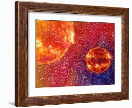 Two Suns-MusicDreamerArt-Framed Giclee Print