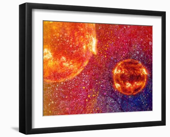 Two Suns-MusicDreamerArt-Framed Giclee Print