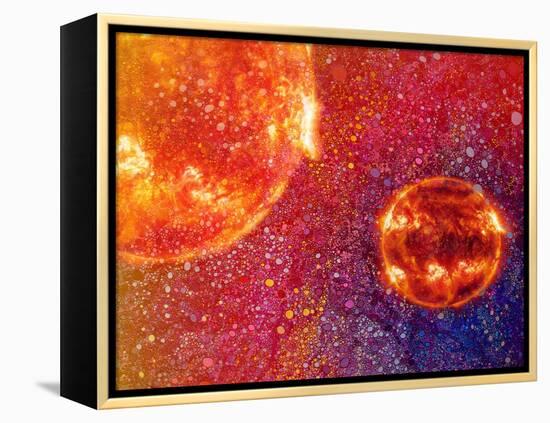 Two Suns-MusicDreamerArt-Framed Premier Image Canvas