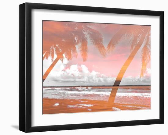 Two Superimposed Palms-Acosta-Framed Photographic Print