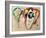 Two Surroundings, 1934-Wassily Kandinsky-Framed Giclee Print