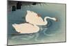 Two Swimming Geese-Koson Ohara-Mounted Giclee Print