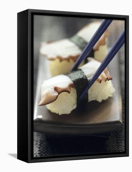 Two Tako Nigiri Sushi-null-Framed Premier Image Canvas