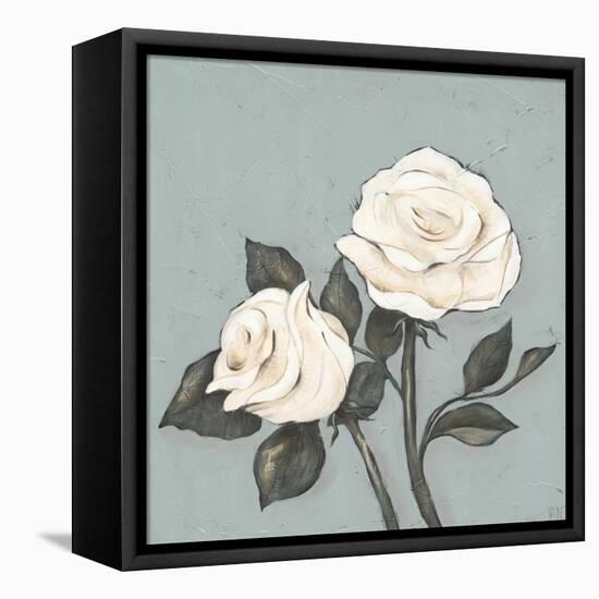 Two Tan Roses-Jade Reynolds-Framed Stretched Canvas